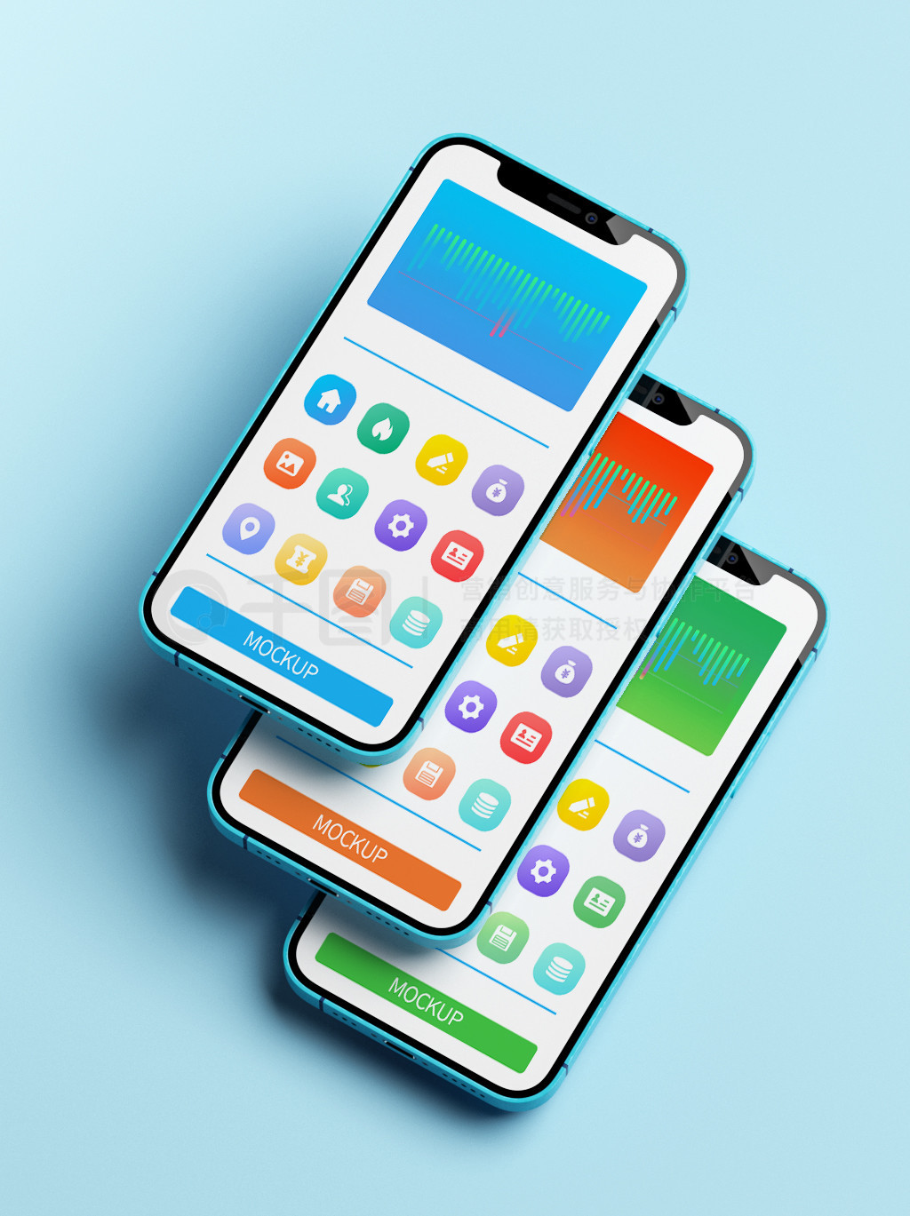 手机UI软件APP画面样机 产品设计的视觉桥梁与创新引擎